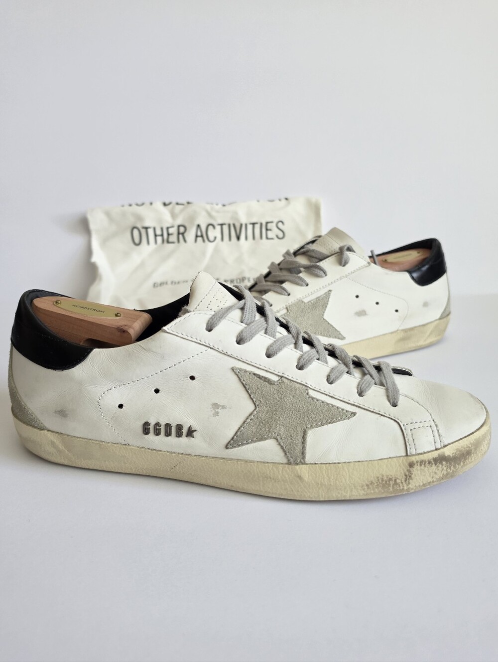Golden Goose Superstar White & Black Leather Low Top Men’s Sneaker EU 41 - Picture 2 of 7